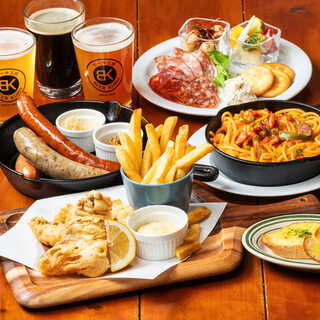 【ビールに合う料理も多数ご用意！】