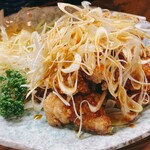 萬領 - 唐揚げネギソース②