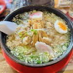 あじさい - 極味背脂塩ラーメン　1,080円