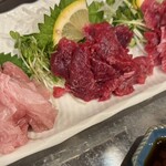 宴 - マグロ希少部位3店盛り