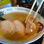 豚山  - 小ぶたつけ麺（豚５枚、野菜マシマシ）1,350円