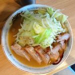 豚山  - 小ぶたつけ麺（豚５枚、野菜マシマシ）1,350円