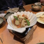 金澤旬料理 八兆屋 駅の蔵 - ホタテのバター焼き