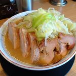 豚山  恵比寿店 - 小ぶたつけ麺（豚５枚、野菜マシマシ）1,350円