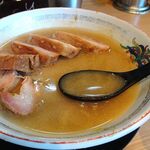 豚山  - 小ぶたつけ麺（豚５枚、野菜マシマシ）1,350円