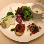 カヴァティーネ - 前菜の盛り合わせ