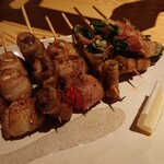 個室居酒屋 いろり - 野菜巻き10本盛り