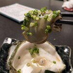 味処 佐とう - 蒸し牡蠣アップ