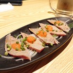 個室居酒屋 いろり - 炙り鮪のおろしポン酢