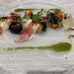 Anchor Grill Fukuoka - 真蛸と帆立と水茄子のマリネ