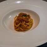 ヴィラッツァ - ズワイ蟹のトマトクリームソース　タリオリーニ