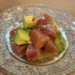 kaisembisutoroandobiagadenuohiro Honatsugi Ten - マグロとアボカドのタルタル ¥760