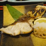 東京北浜 - ブリ塩焼き定食＋松茸ご飯