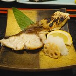 東京北浜 - ブリ塩焼き定食＋松茸ご飯