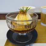 UNI COFFEE ROASTERY - 料理写真:かためのプリンアラモード