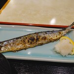 東京北浜 - さんま塩焼き定食＋松茸ご飯