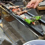 やきとり横丁 - 焼き台