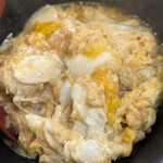 若松 籔そば - 半熟たまごに甘めの味付け