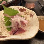 優心の宿 観月 - 鯉は酢味噌で頂きます