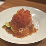 ながほり - 活毛ガニのジュレ添え