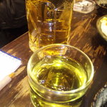 たつ家 - 2月緑茶梅酒・ウーロンハイ