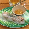 ベトナム酒場　ビアホイ - 生春巻き　ソース美味しくて全部飲んだ　海老パクチーフォー等が入った生春巻きももう一つ食べたくなる