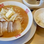 Oogiya Ramen Karuizawa Ten - 味噌叉燒+奶油+免費白飯