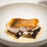 パトゥ - 豊後水道の白甘鯛のポアレ クミンのソース