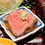 おおたに - 宮崎牛もも肉のローストビーフ