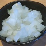 横浜家系ラーメン 龍馬家 - 玉ネギトッピング(無料)