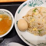 日高屋 - 料理写真:チャーハン&煮玉子