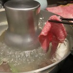 銀座 塒 - 炭酸水でしゃぶしゃぶする贅沢