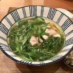 棊子麺茶寮 いしこん - ネギトッピングです