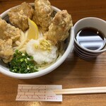 手打うどん 風月 - かしわ天おろし