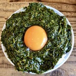 ムコウガワ製麺所 - アカモク卵黄丼