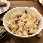 棊子麺茶寮 いしこん - アサリご飯大です。