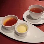 SAVOR - 安納芋のプリン　アイス添え