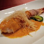 SAVOR - 自家製パンチェッタ巻き海老のロースト