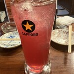 野焼北千住 - とちおとめサワー450円