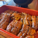 博多名代 吉塚うなぎ屋 - ご飯と蒲焼きは別添で提供されます