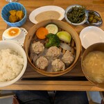シュウマイ だお - 「シュウマイ定食」一式