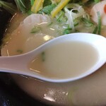 幸楽苑 - クリーミーなスープ