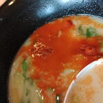 幸楽苑 - 唐辛子投入