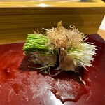 築地 男前鮓 - 芽ねぎ