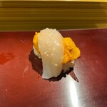 築地 男前鮓 - ウニイカ