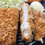 松屋 - ロースカツ 充分な食べごたえがあって美味しい