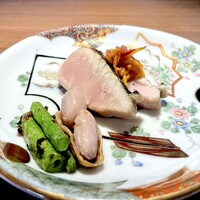 松石 - ② 前菜 鰆 もってのほか（食用菊 山形）