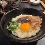 釜喜利うどん - トリュフ釜たま