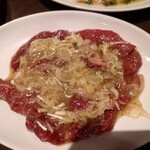 熱烈カルビ - 国産牛 とうがらし葱包み焼き