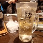 熱烈カルビ - 陸ハイボール